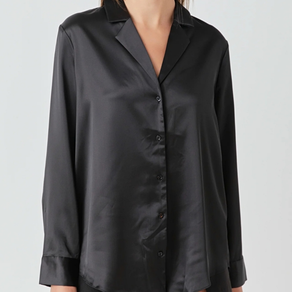 satin over shirt